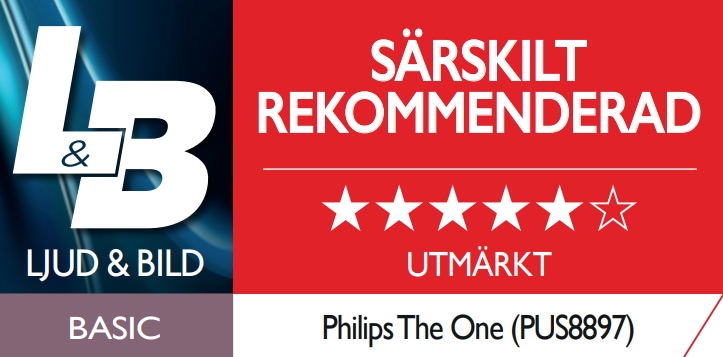 "Philips The One har en imponerande skarp bildkvalitet och dessutom en udda finess: Ambilight!"