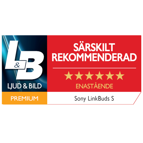 "Fantastisk komfort, känns nästan inte i öronen. Mycket bra omgivningsljud, bra brusreducering. Bra ljud!"