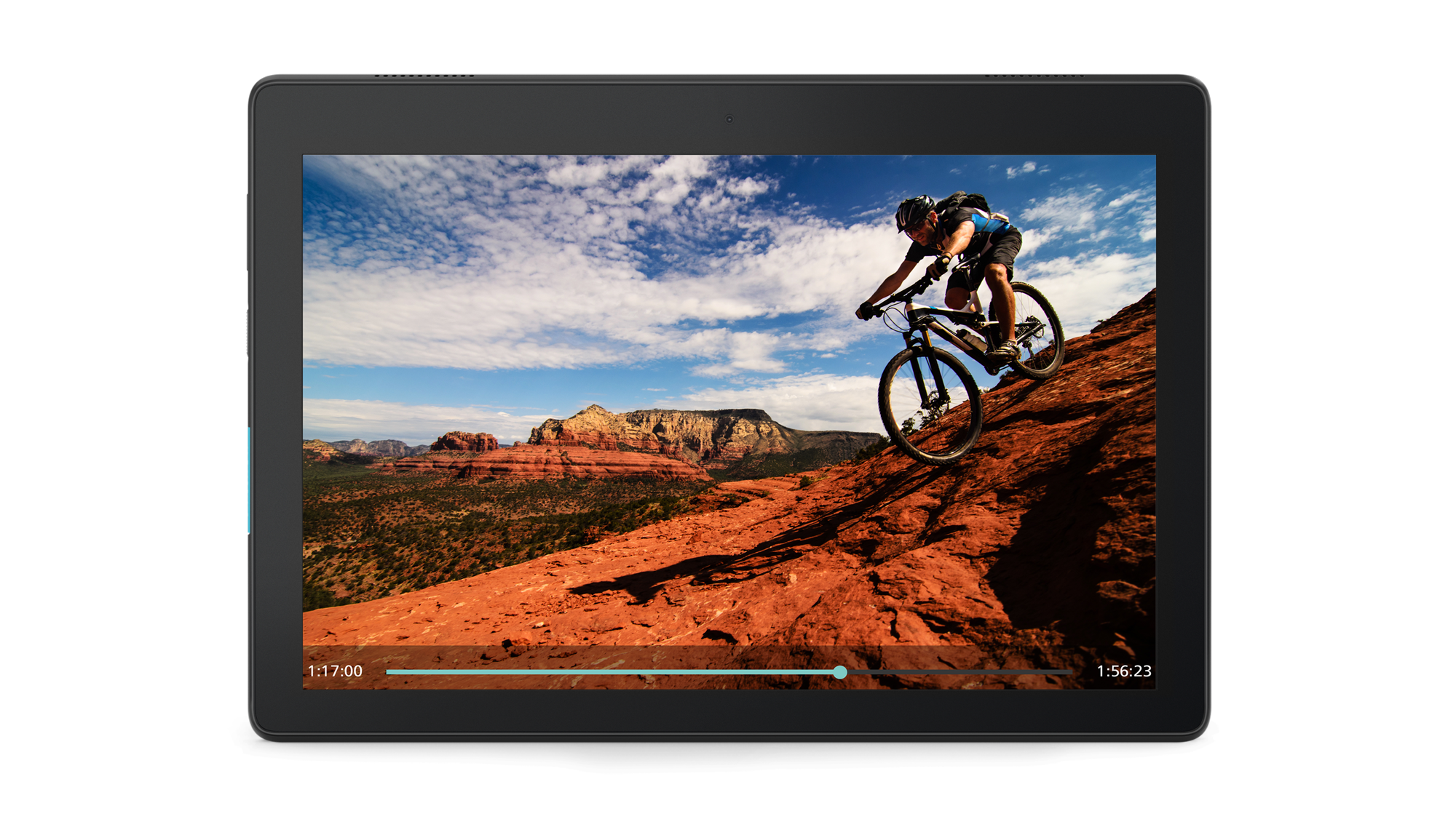 10” HD IPS touchskärm - perfekt för filmer och serier 10” HD IPS touchskärm