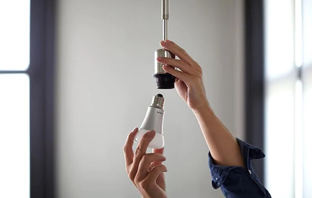 Smart belysning är enkelt att installera Smart belysning kan installeras i befintliga belysningsarmaturer