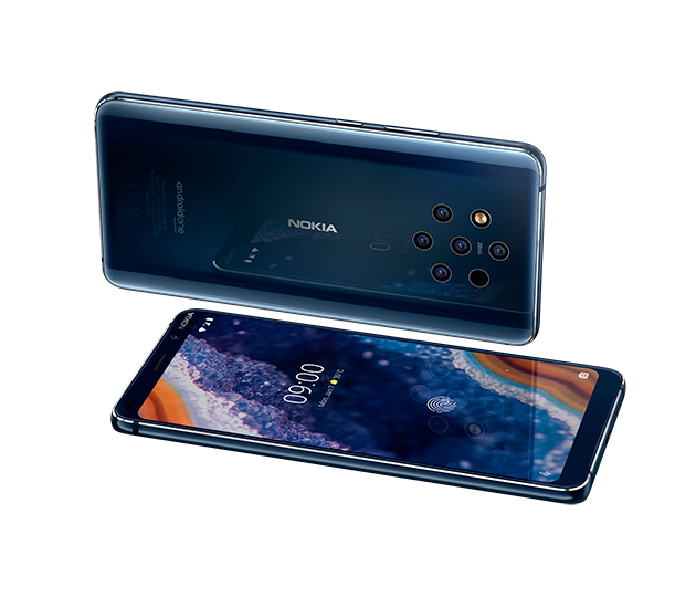 Nokia 9 Pureview fram och baksida Nokia 9 Pureview fram och baksida