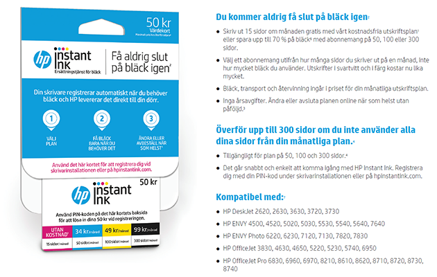 HP Instant Ink HP Instant Ink