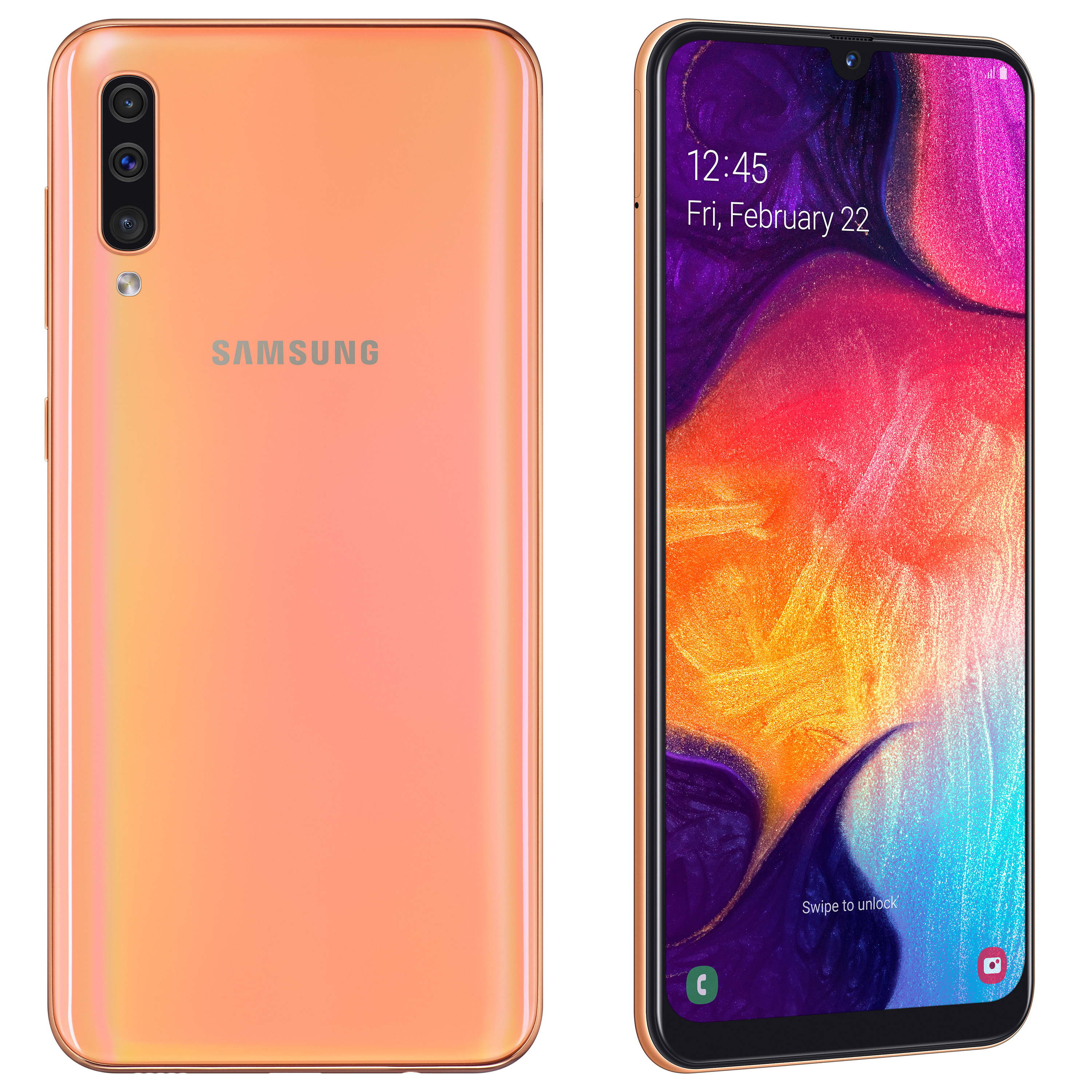 Samsung Galaxy A50 i koral