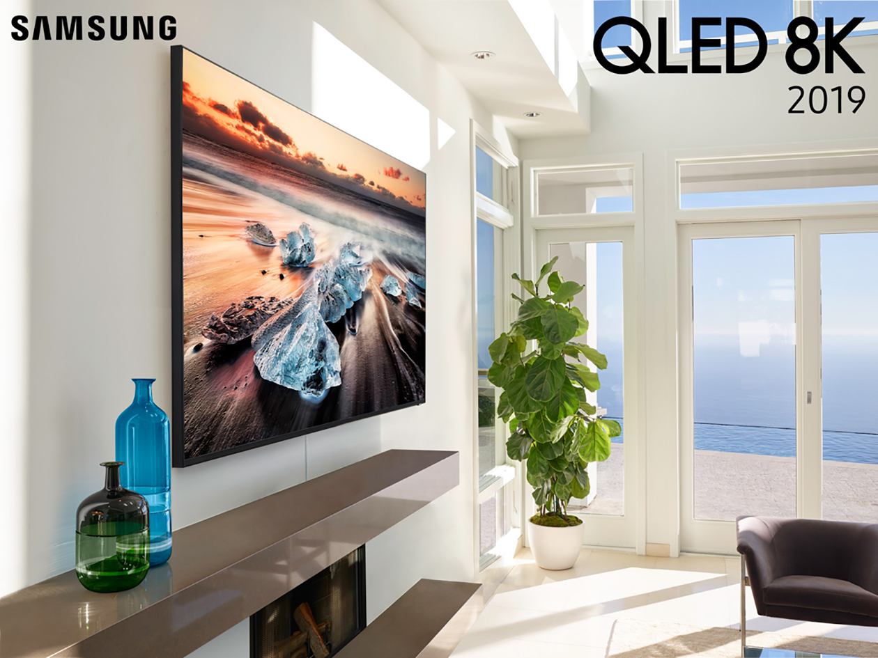Samsungs nya QLED 2019 TV ger dig naturliga, verklighetstrogna bilder med 100% färgvolym. QLED 8K TV 2019