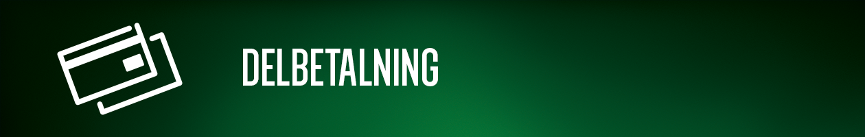 Dela upp betalningen Dela upp betalningen