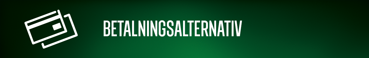 Betalningsalternativ Betalningsalternativ