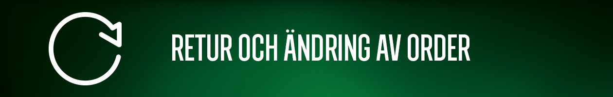 Retur och ändring av order Retur och ändring av order