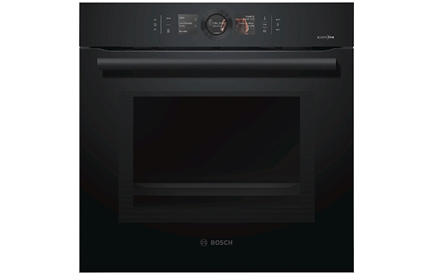 Närbild av en Bosch AccentLine smart ugn