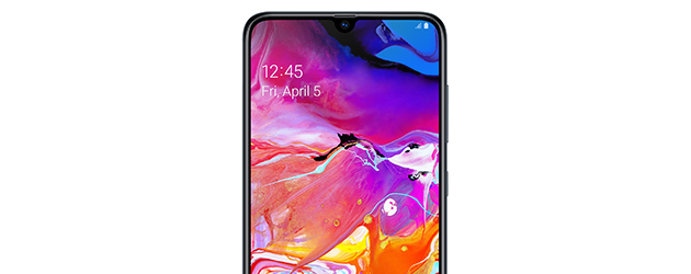 Samsung Galaxy A70 Samsung Galaxy A70 framsida