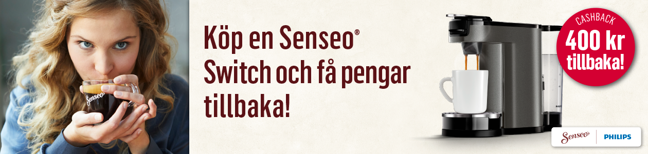 Senseo Switch 3in1 - kaffe så som du vill ha det Philips Senseo kampanj