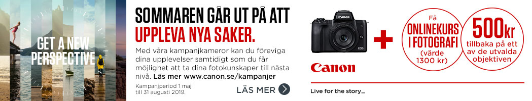 Få tillbaka pengar när du köper en av våra utvalda kampanjprodukter Kameror mot en vit bakgrund