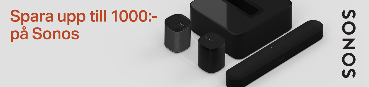 Spara upp till 1000 kr på högtalare från Sonos Webbannons med Sonos erbjudande