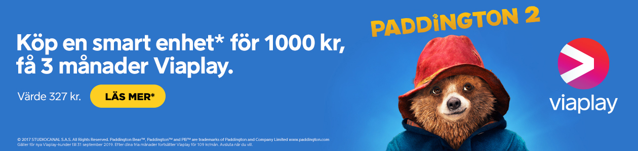 Köp en smart enhet för 1000 kr och få 3 månader med Viaplay Köp en smart enhet för 1000 kr och få 3 månader med Viaplay