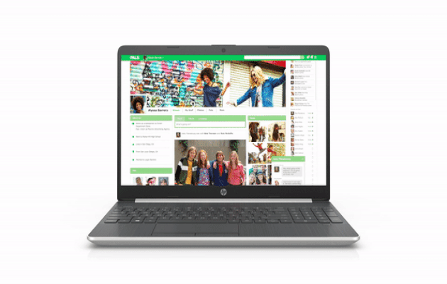 HP 15 - Snygg och lätt design HP 15 som roterar