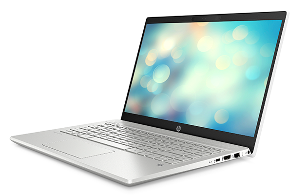 Praktisk och bekväm HP Pavilion 14 snett framifrån