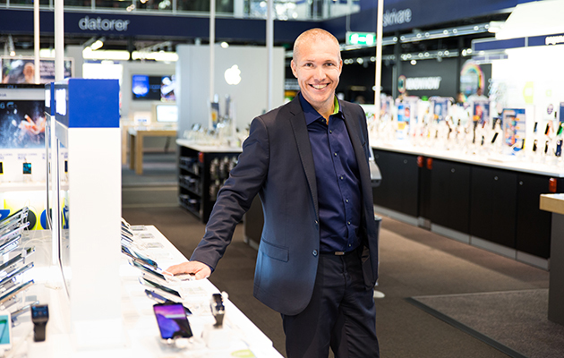 Niclas Eriksson, VD på Elgiganten Sverige Niclas Eriksson är VD på Elgiganten Sverige