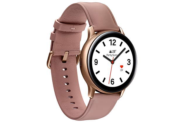 Samsung Galaxy Watch Active 2 guldfront Samsung Galaxy Watch Active 2 guldfront