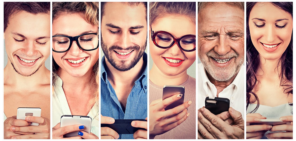 9 tips om hur du får ut mer av din smartphone 6 personer ser på sina mobiltelefoner