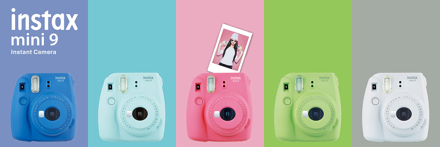 Instax Mini 9 Mini 9 i fem olika färger