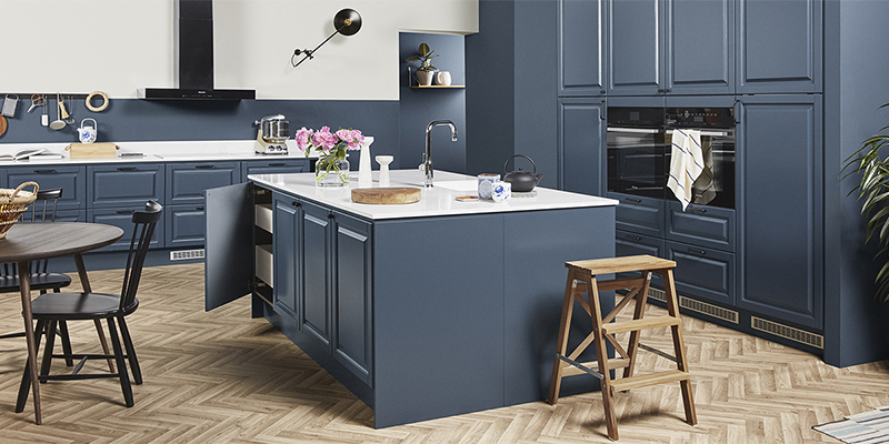 Lär känna köksserien Heritage Blue Grey Epoq-kök i serien Heritage Blue Grey