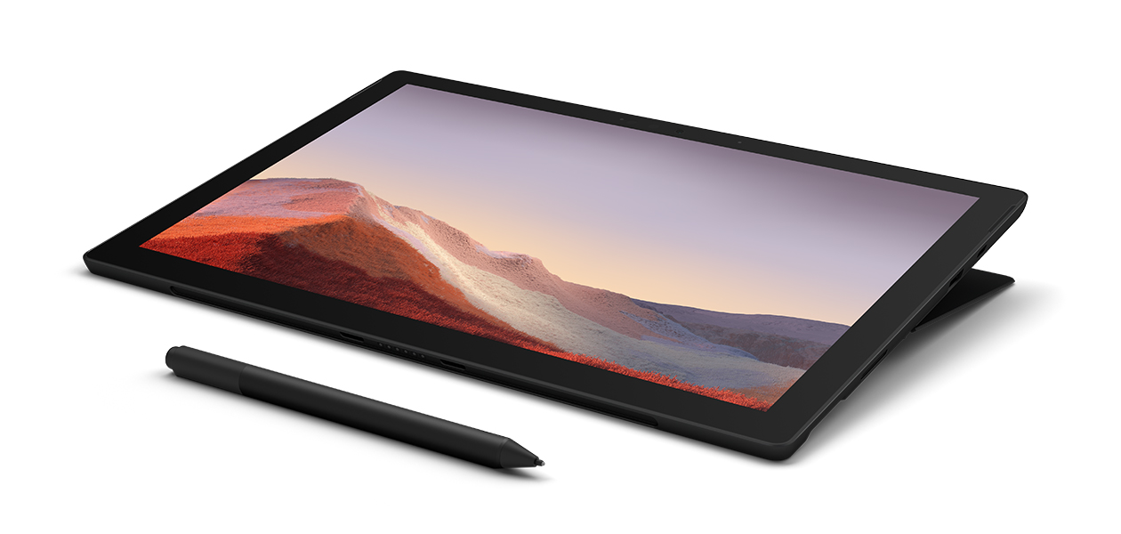Møt Microsoft Surface din nye favorittenhet Elkjøp Surface Pro 7 128 GB i5 (platina) Windows bærbar PC Elkjøp