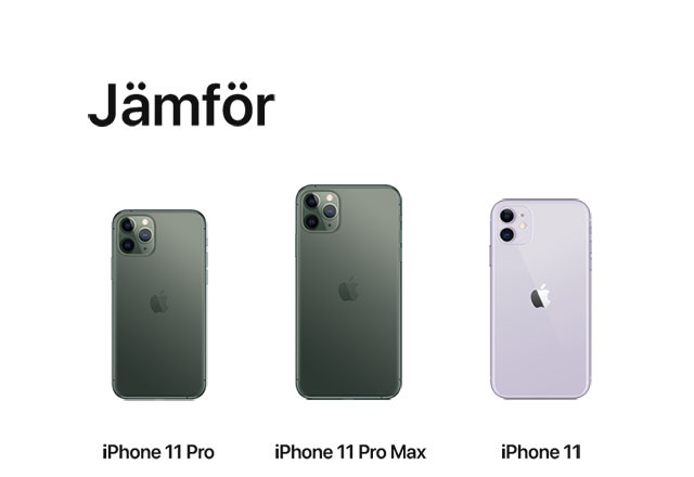 iPhone 11 jämförs med iPhone 11 Pro och iPhone 11 Pro Max - så att det är enklare att välja ny iPhone iPhone 11 jämförs med iPhone 11 Pro och iPhone 11 Pro Max