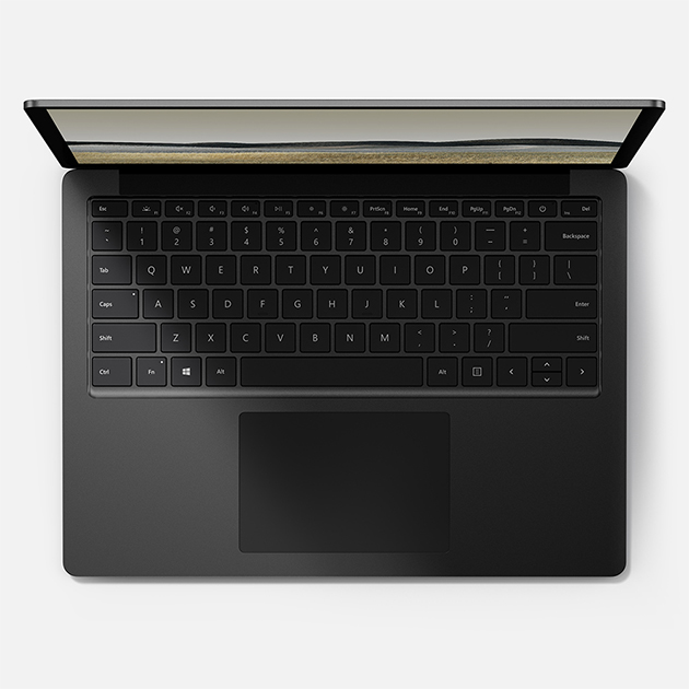 Surface Laptop 3 från Microsoft ovanifrån Surface Laptop 3 från Microsoft ovanifrån