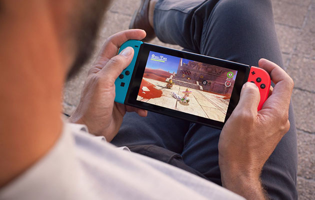 Handheld mode Spela handhållet på språng