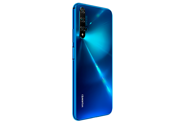 Huawei Nova 5T Huawei Nova 5T blå baksida