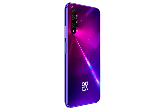 Huawei Nova 5T Huawei Nova 5T lila baksida
