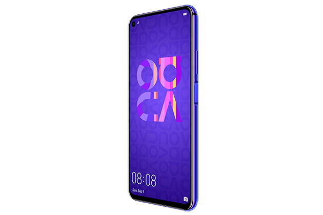 Huawei Nova 5T Huawei Nova 5T lila framsida