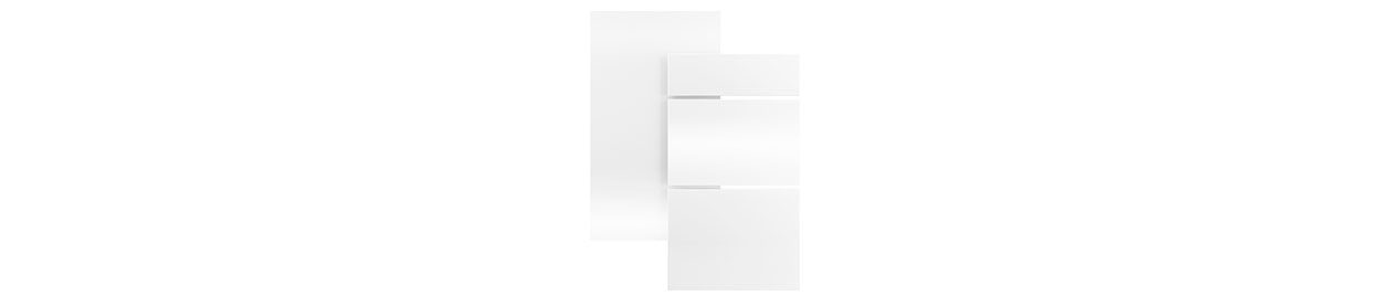 Kökslucka från Epoq av typen Gloss White Vit högglans kökslucka från Epoq av typen Gloss White