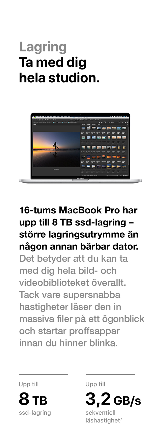 Lagring – ta med dig hela studion MacBook Pro 16