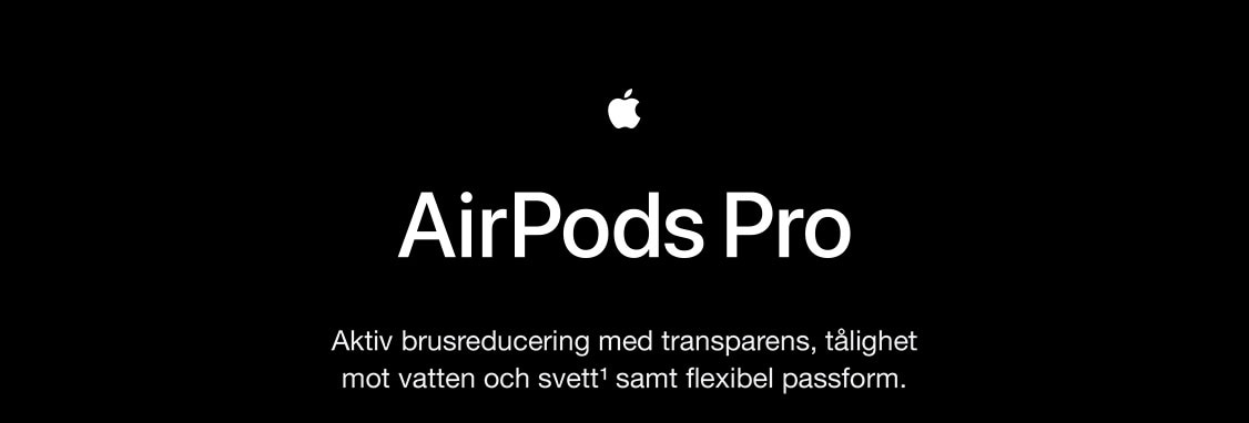 AirPods Pro och Apple Logo