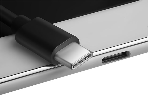 USB C Dator med USB-minne