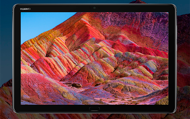 Huawei MediaPad M5 lite har en 1080p skärm Huawei MediaPad M5 lite display