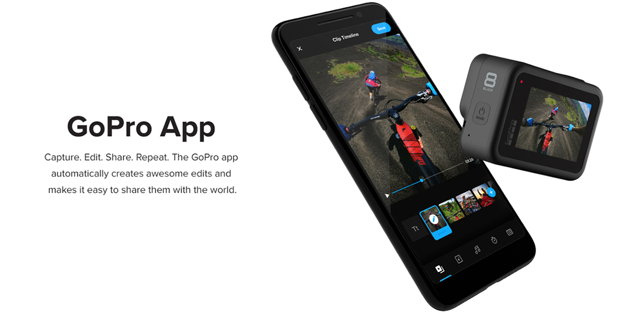 GoPro app GoPro-appen