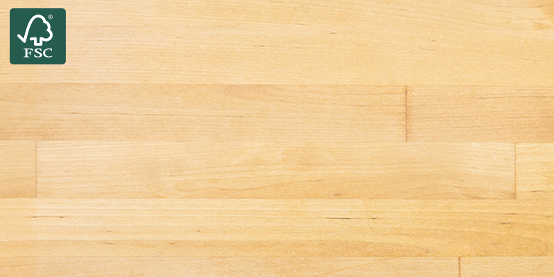 Birch Natural Oiled Bänkskiva i massivt trä med namnet Birch Natural Oiled