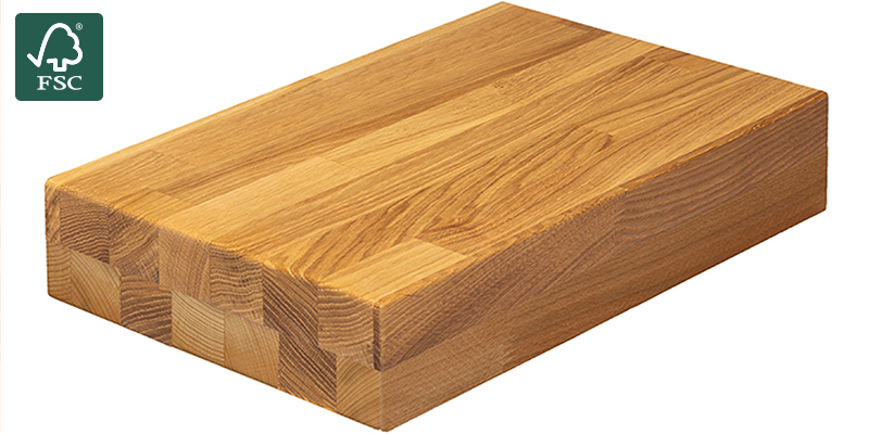 Oak Natural Waxed 80 mm Bänkskiva i massivt trä med namnet Oak Natural Waxed 80 mm