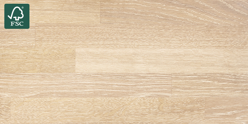 Oak White Waxed Bänkskiva i massivt trä med namnet Oak White Waxed
