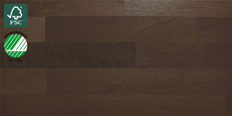 Bänkskiva i massivt trä med namnet European Walnut Antique Oiled
