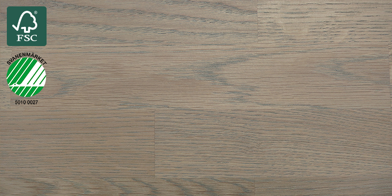 Oak Grey Oiled Bänkskiva i massivt trä med namnet Oak Grey Oiled