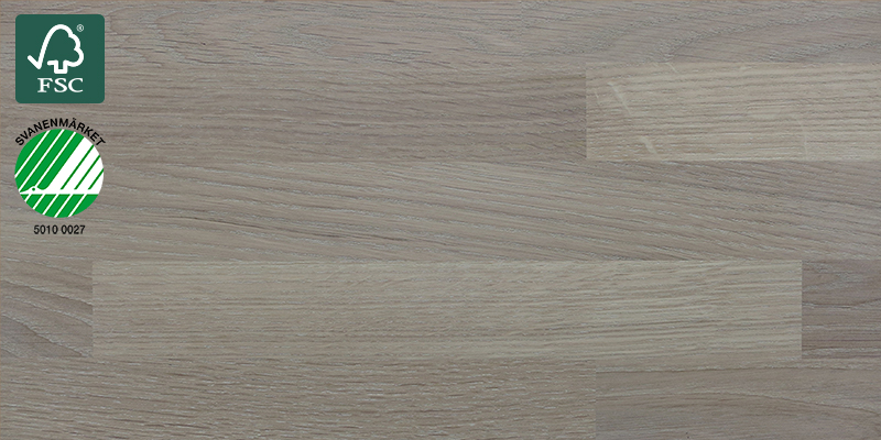 Oak White Oiled Bänkskiva i massivt trä med namnet Oak White Oiled