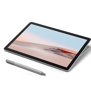 Anteckna, skriv och rita i surfplatteläge Surface Go 2 i surfplatteläge