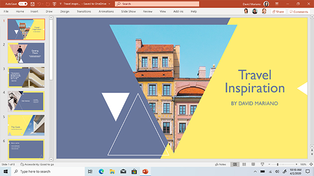 Kickstarta din kreativitet med Powerpoint Bild som visar Powerpoint
