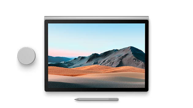 Använd Surface book 3 studio
Surface Book 3 i studio-läge