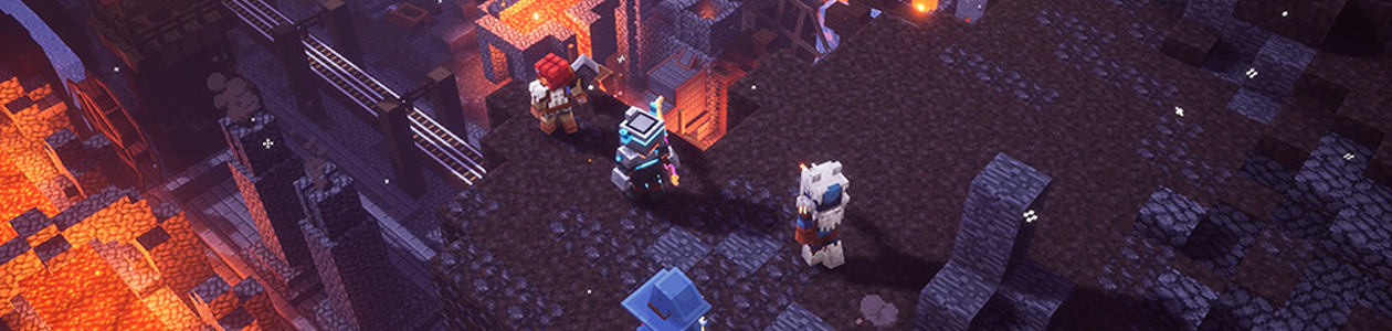 Förenas med upp till tre andra i Minecraft Dungeons Upp till fyra spelare kan förenas
