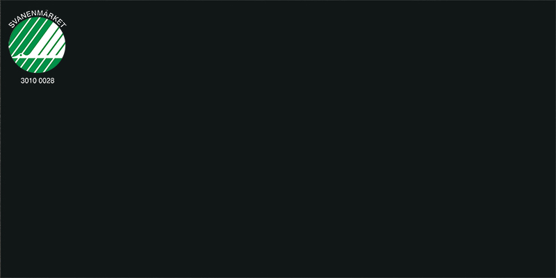 Black Super Matte 190 Laminatbordsskiva med namnet Black Super Matte 190