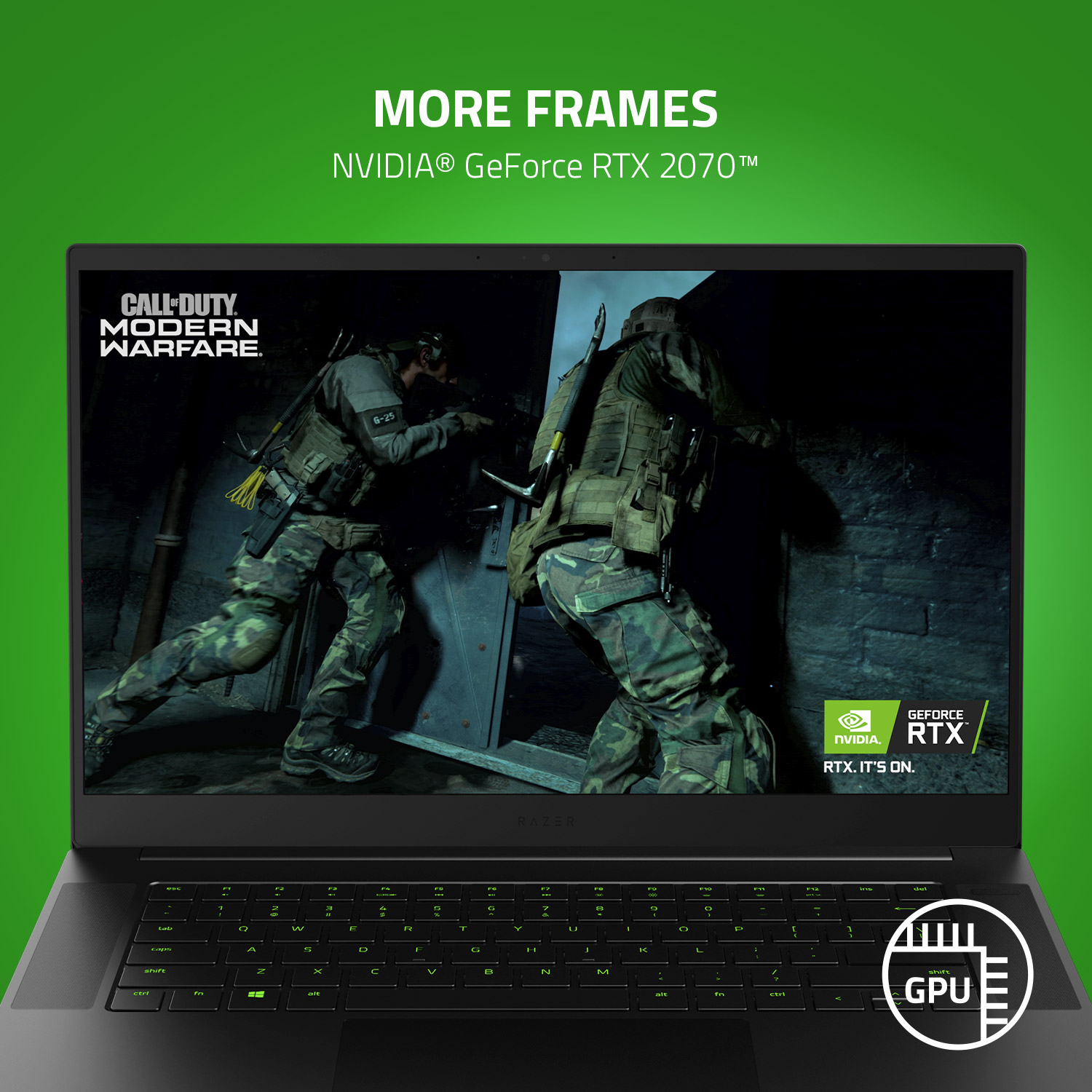 RTX 2070 ger dig kraftfull spel- och 3D-prestanda Du får högre FPS med ett RTX 2070-grafikkort