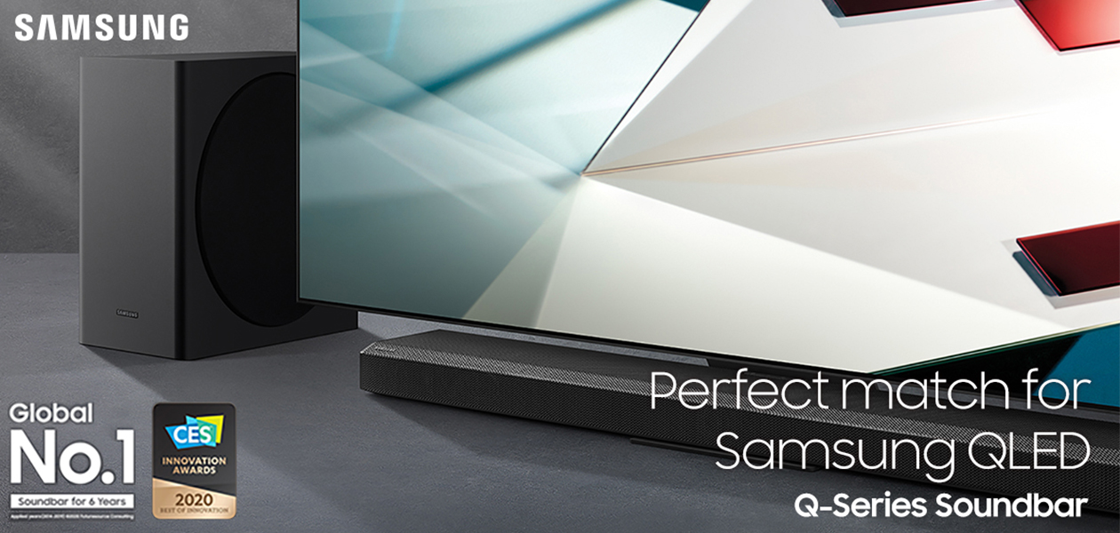 Samsung Q Symphony Perfekta komplementet till QLED Elgiganten